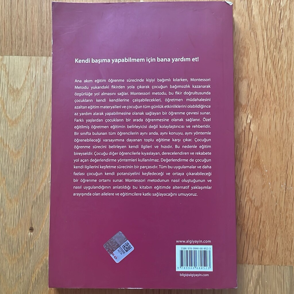 Montessori Metodu - 3