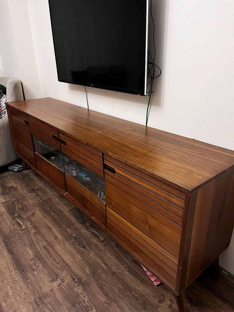 yemek odasi icin led isikli mdf konsol - 3