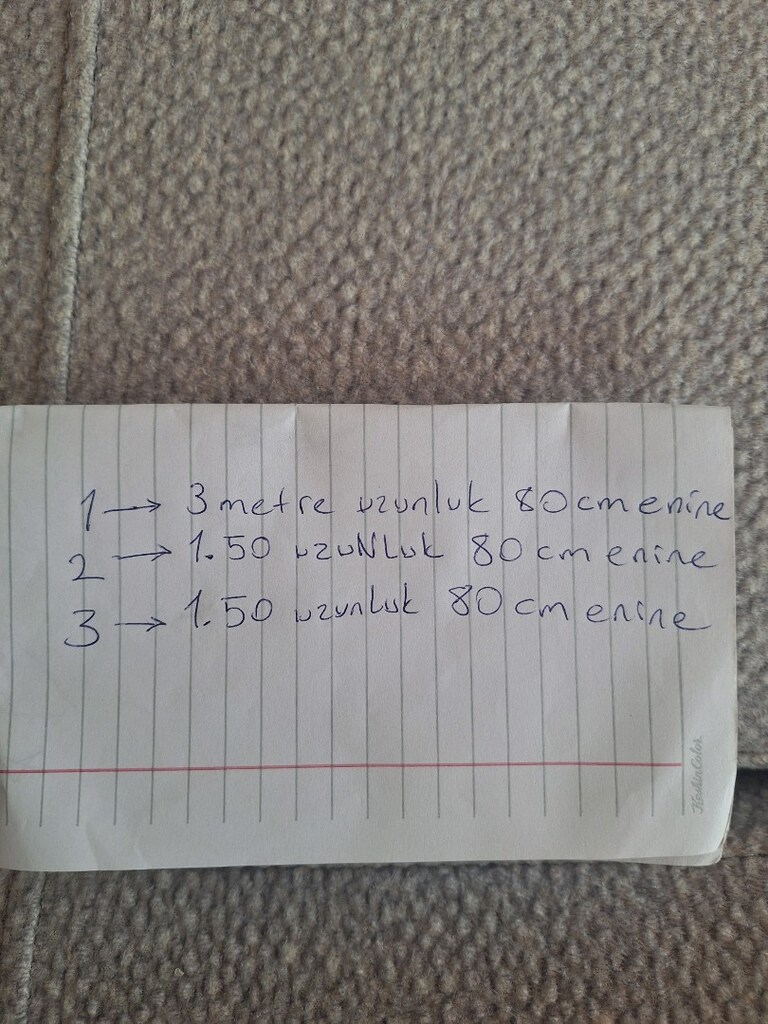 3 adet takım kalın halı yolluklarım takım olarak satılıktır.. - 5