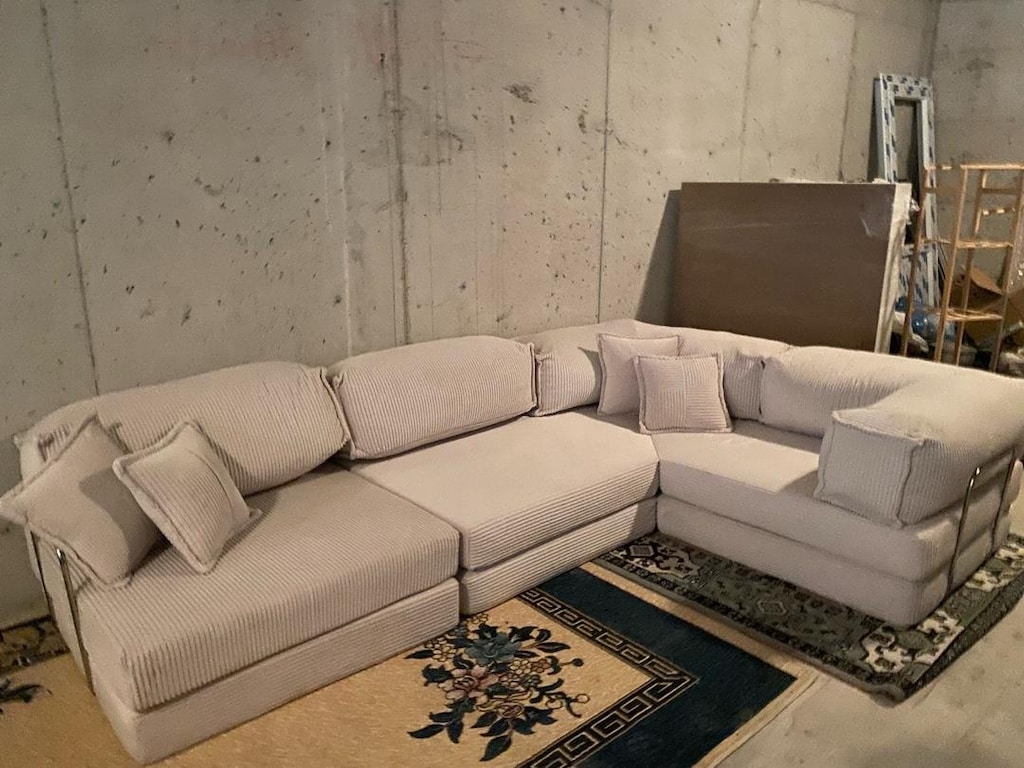 IKEA Jättebo Modüler Köşe Koltuk - Bej Kordon Kadife - 5