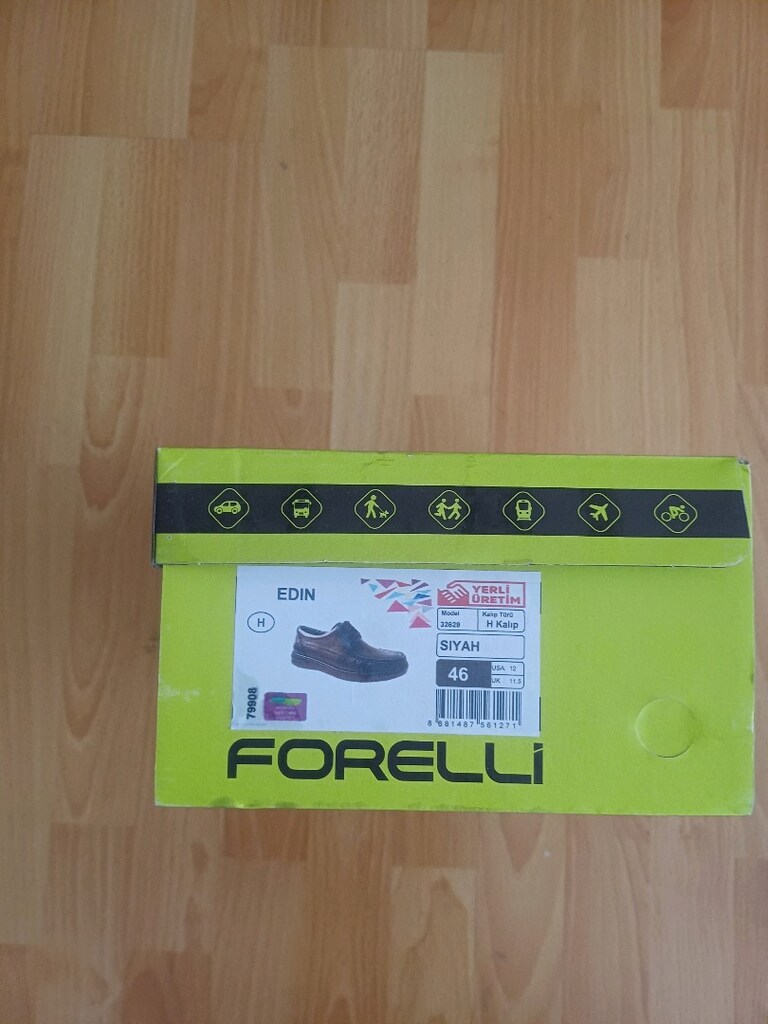 Forelli 32629 Siyah Renk Comfort Ayakkabi 46 Numara - 4