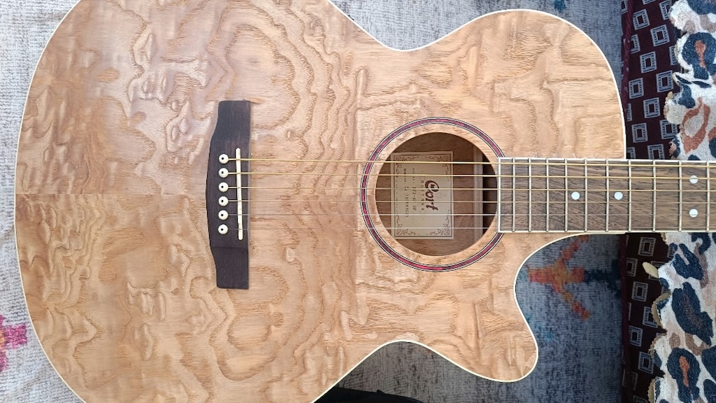 Cort SFX-AB OP Elektro Akustik Gitar – Temiz, Sahne Görmemiş
