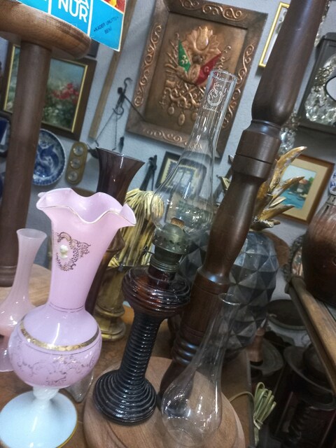 Antika Gaz Lambası & Paşabahçe