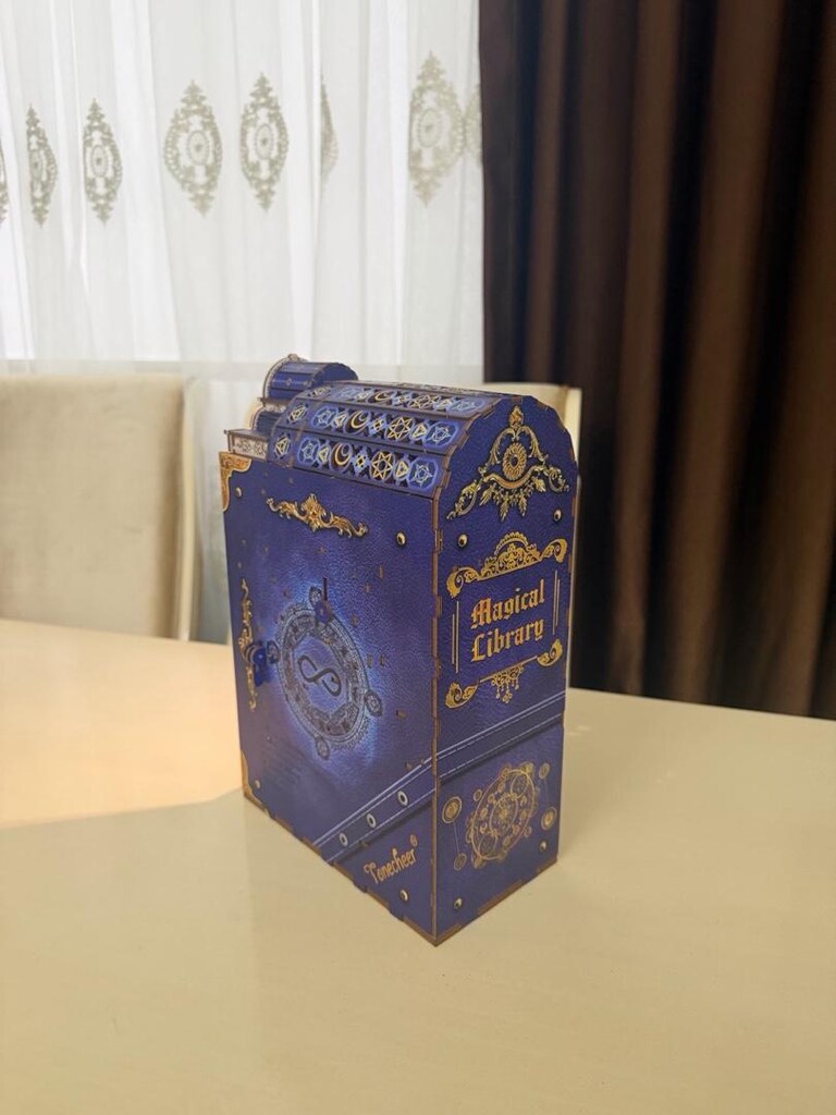 El Yapımı Book Nook / Kitaplık Dekoru - 8