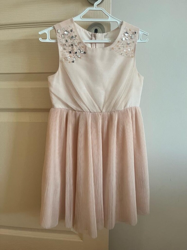 Koton Kids Pullu Pileli Şifon Elbise - 4