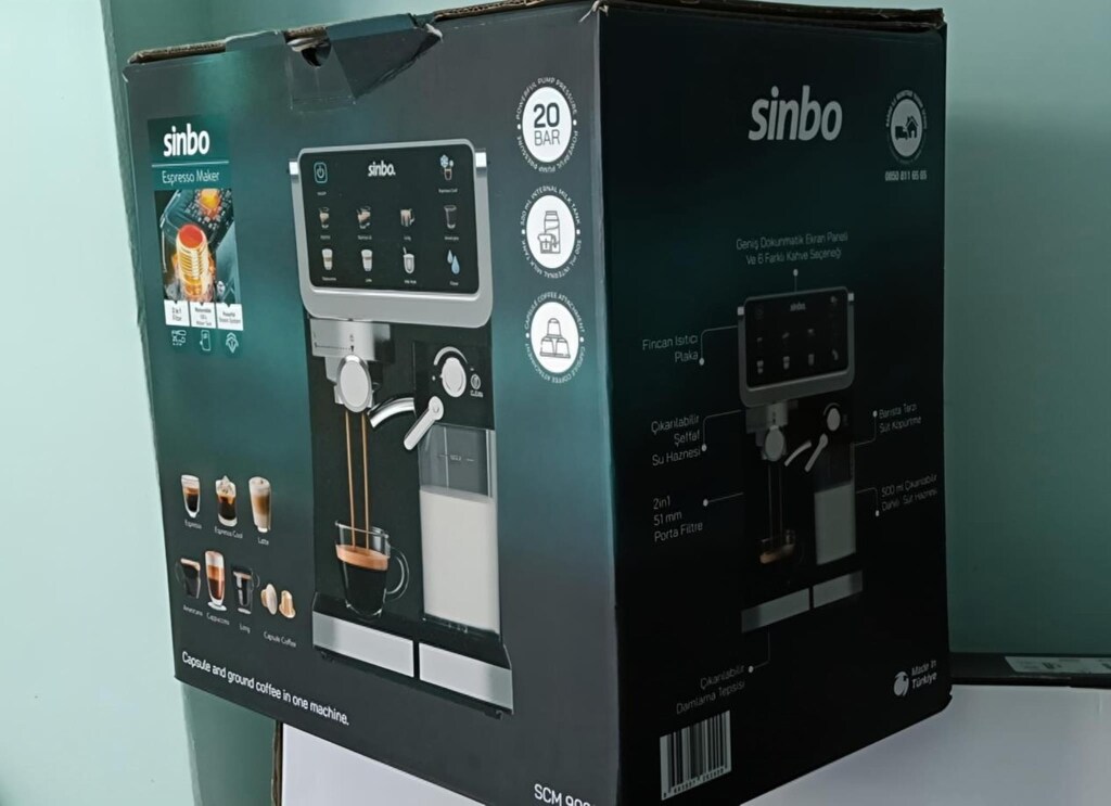 Sinbo SCM-9033 model espresso makinesi Garantisi Devam Ediyor - 3