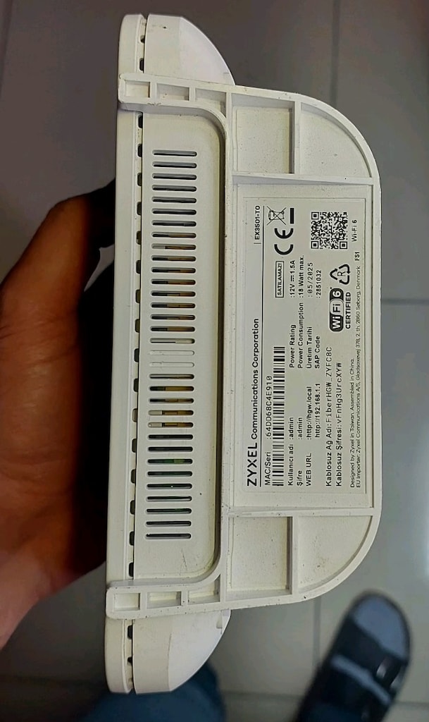 ZYXEL EX3501 WIFI 6 AX3000 FIBER MODEM - 2