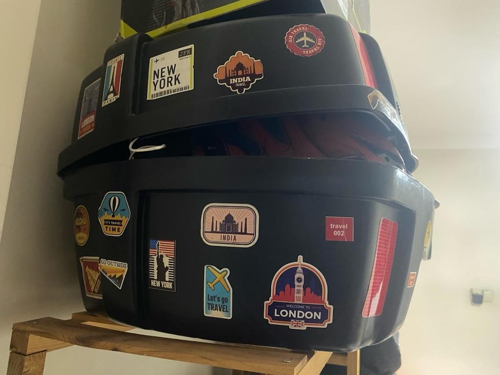 57 litre topcase motor çantası - 2