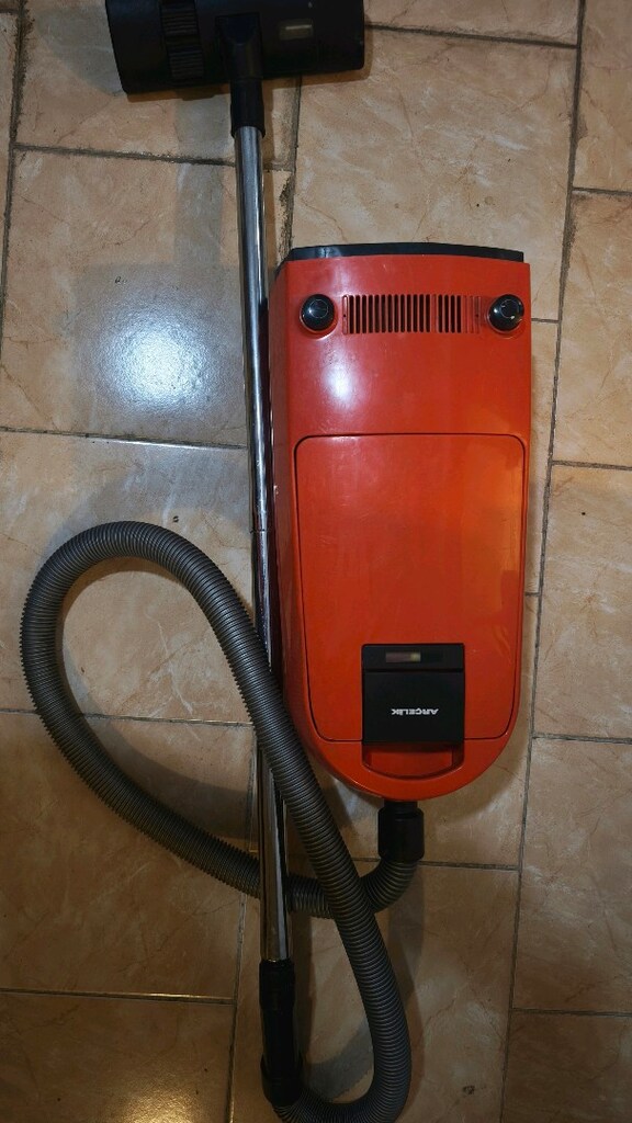 Vintage Arçelik torpido 3005 elektrikli süpürge retro tasarım 1985 - 2