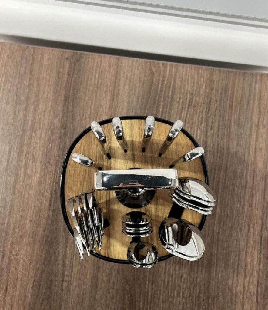smeg kaşık çatal standı