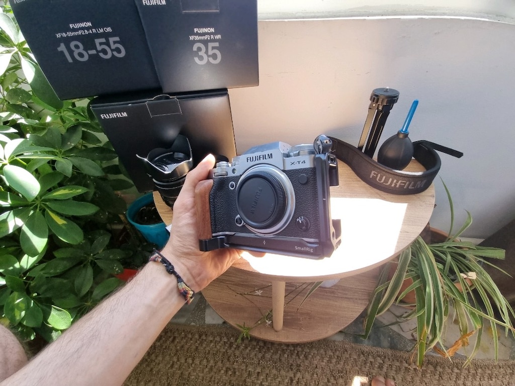 Fujifilm XT4 fotoğraf makinesi + 2 Orijinal Lens / Tam Set - 10