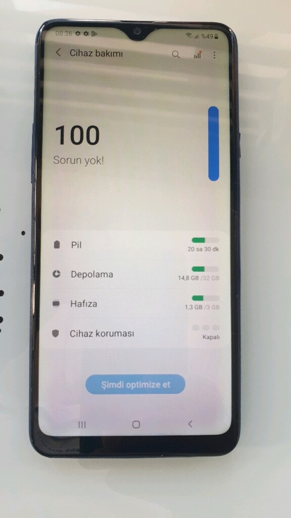 Samsung A20s 3/32 gb temiz tel yeni bataryali - 5