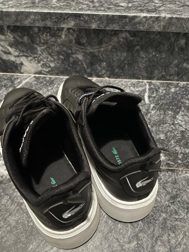 göründüğü gibi klasik siyah lacoste ayakkabı - 4