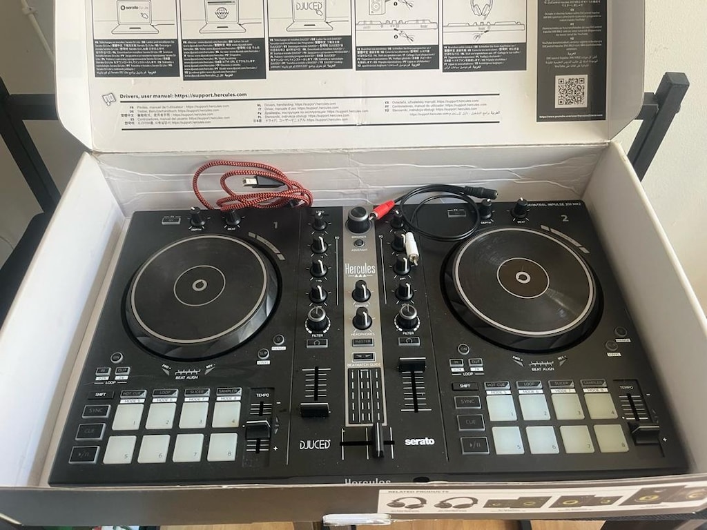 hercules dj setup