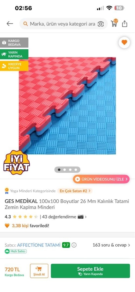 tatami yer minderi zemin minderi oyun maı