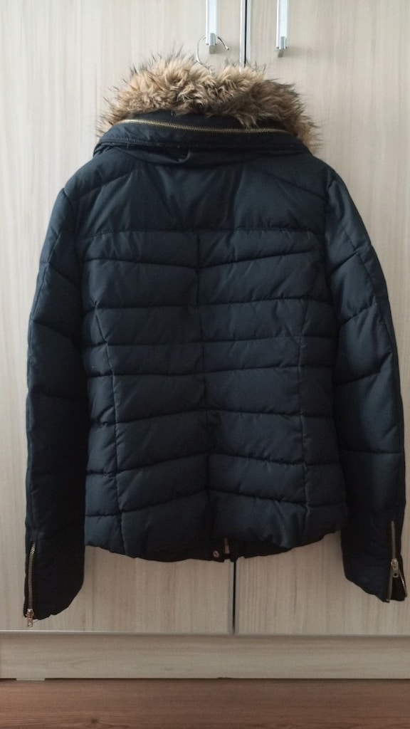 Bershka Kürk yakalı Mont - 2