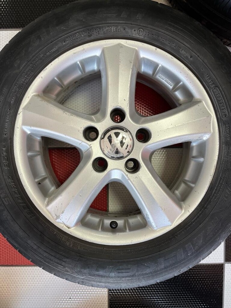 çıkma 15 jant lastik Passat cady Skoda Audi uyumlu kaynaksız tmz 5*112 - 2