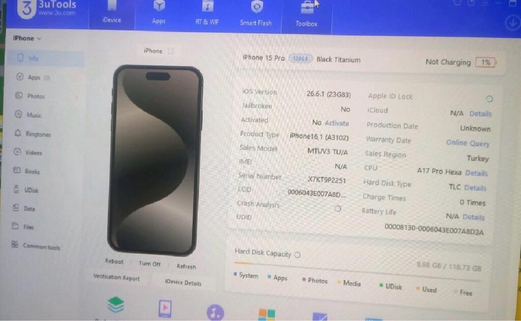 Türkiye İphone 15 Pro - 6