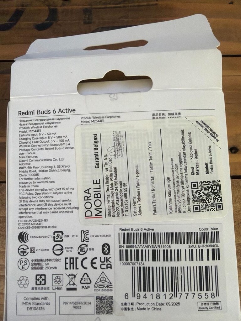 Xiaomi Redmi Buds 6 Active bluetooth kulaklık - 2
