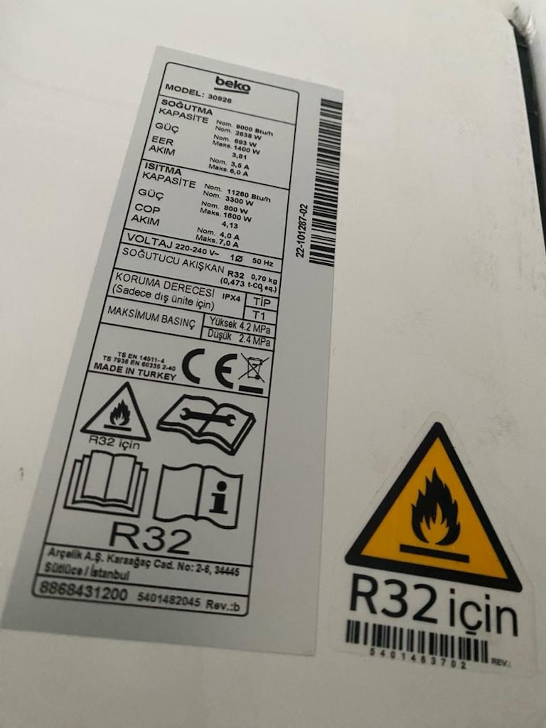 Beko 9000BTU İNVERTER 30926 - 2
