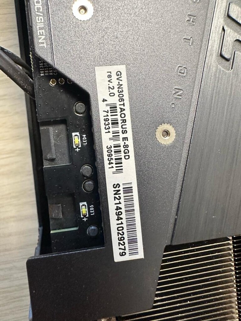 Gigabyte Aorus RTX 3060 Ti Elite 8GB Ekran Kartı(Yeni gibi) - 3
