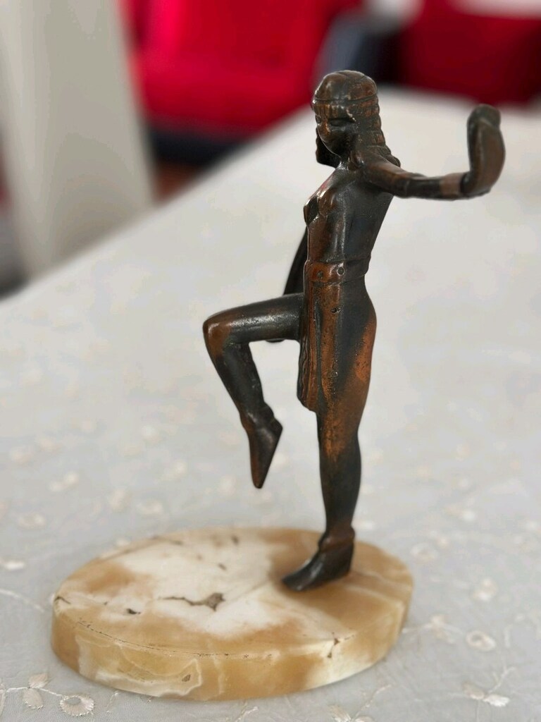 ANTİKA, BRONZ "DANCİNG CLEOPATRA" BİBLO - 12
