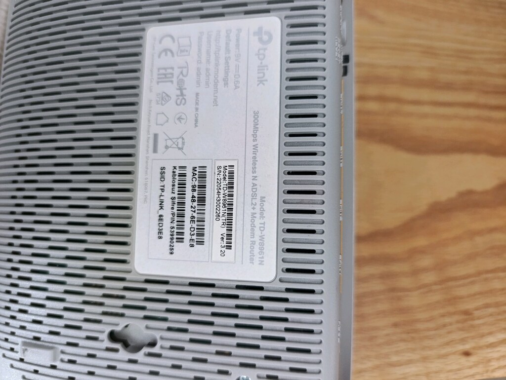 Tplink Adsl Modem ve Router - 2