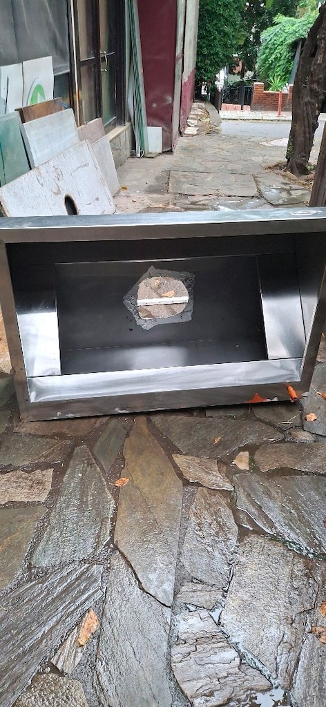 havalandırma filitreli davlumbaz krom 120x80x50cm mutfak davlumbazı - 2