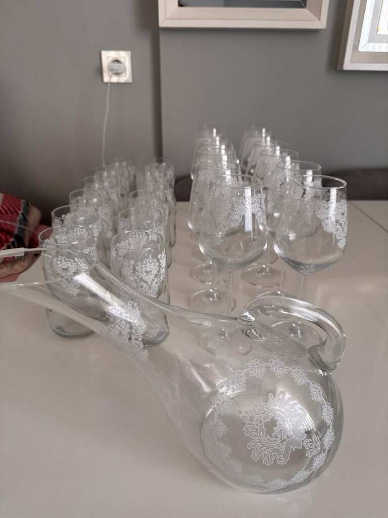 12 kişilik bardak kadeh seti - 2