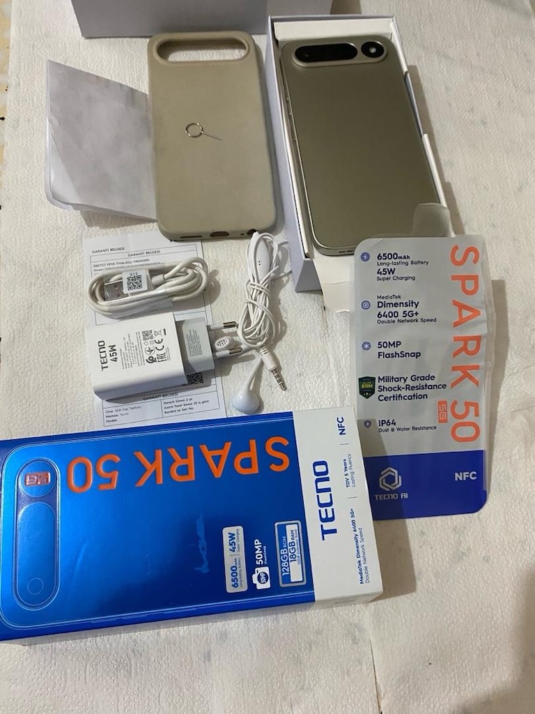 TECNO SPARK 50 5G 18 gb ram - 5