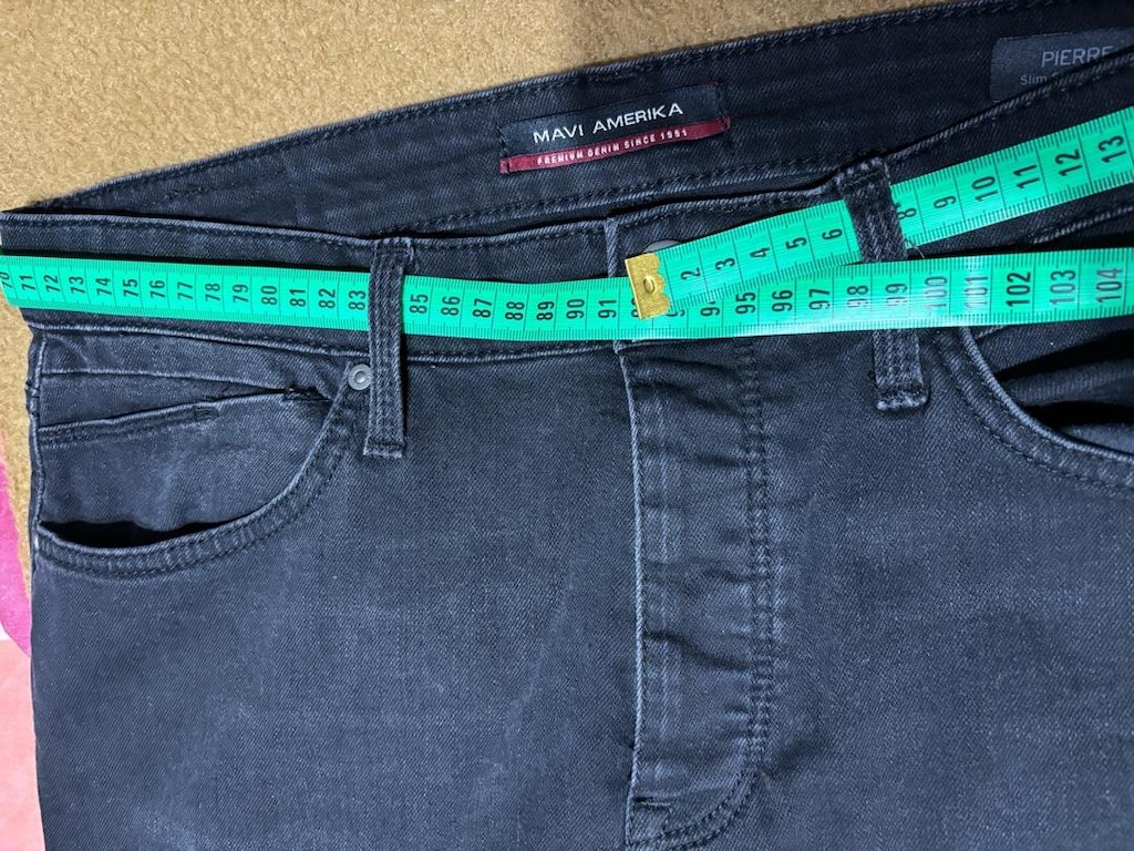 Siyah Renk Mavi Jeans - 6