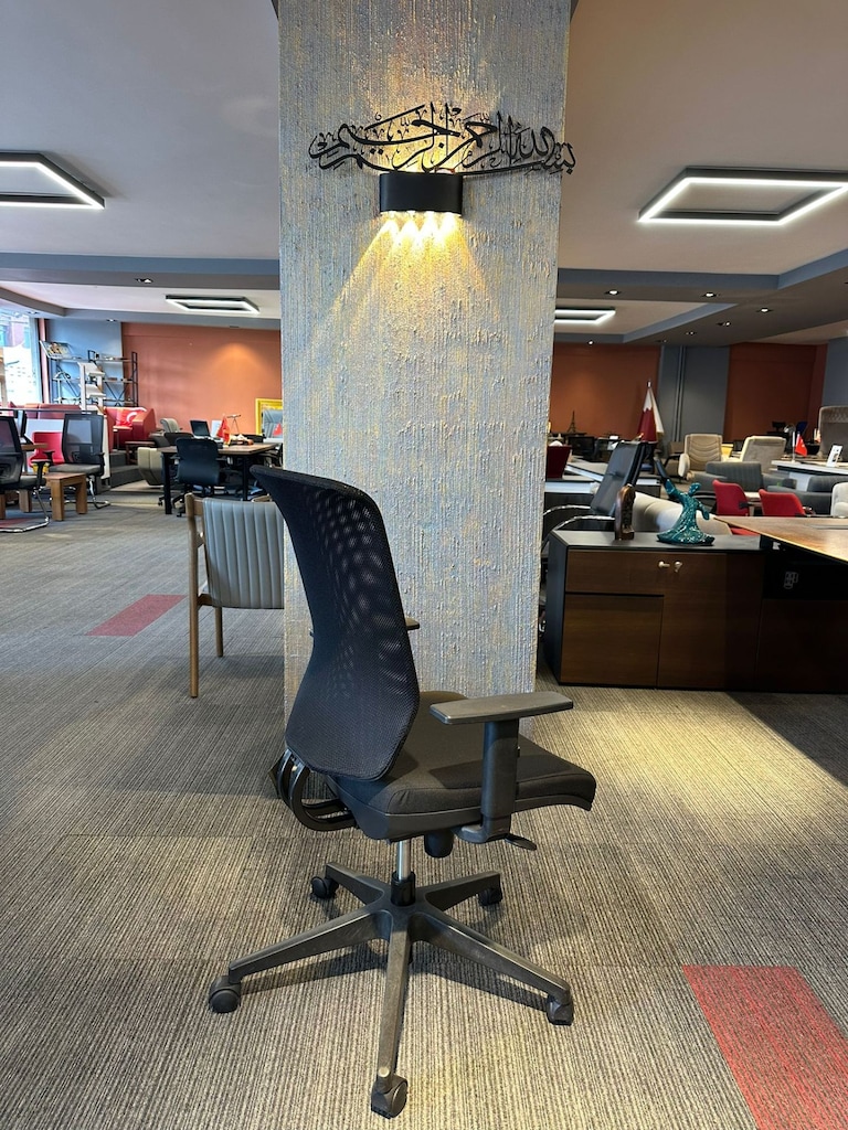 KLAS OFİS ÜSKÜDAR GIRSBERGER SİYAH FİLELİ ÇALIŞMA KOLTUĞU - 4