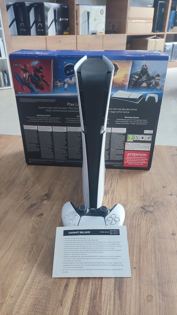 PS5 SLİM DİGİTAL 1KOL 12 AY GARANTİLİ FULL SET - 2