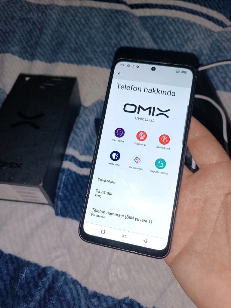 omix x700 128gb hafıza 16gb ram yurtiçi cihazı ciftsimli - 10