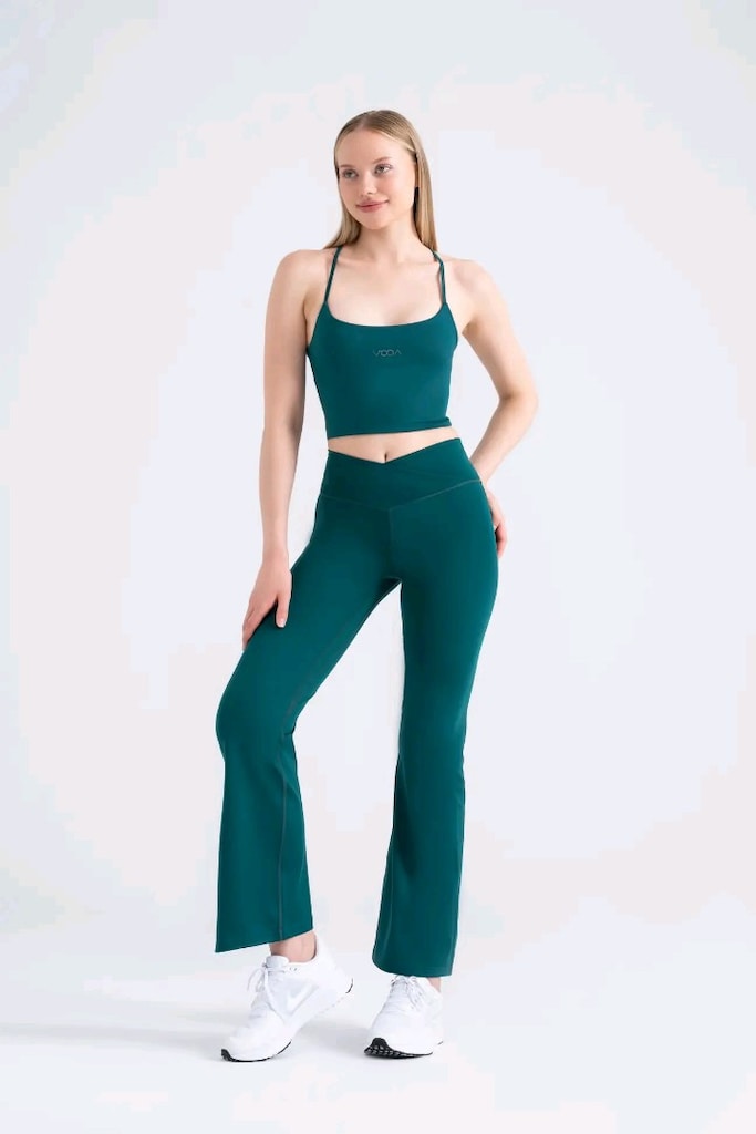 orjinal sporcu tayt hirka crop sort atlet - 13