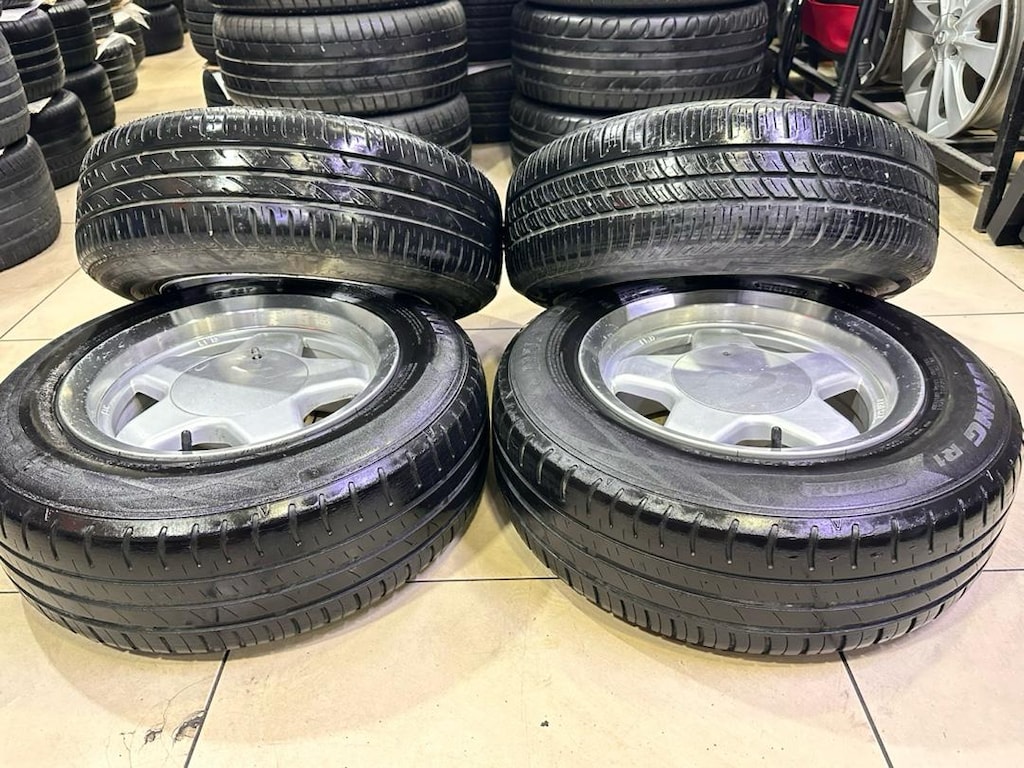 jant lastik takımı Cms40 Aynalı Slk sıfır ayarında hatasız Tofaş çelik - 5