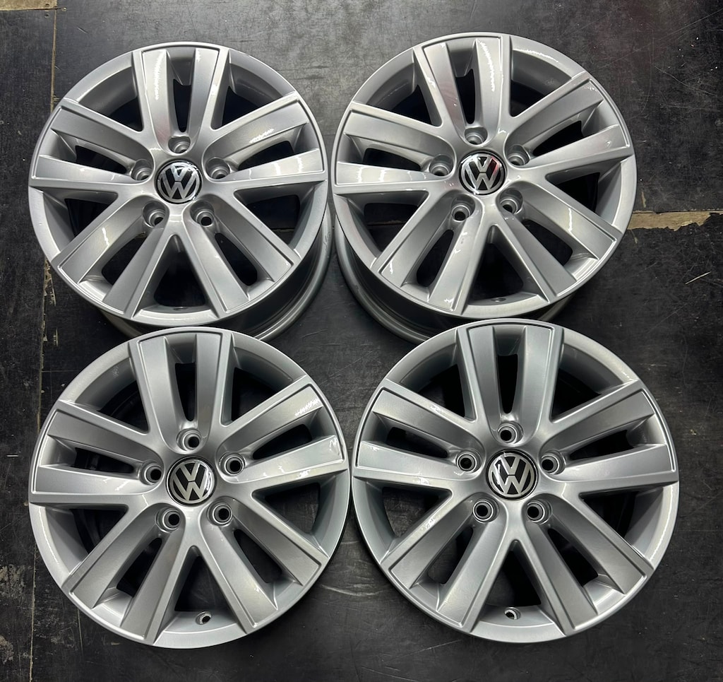 5x112 15 İNÇ J6 ET47 ORJİNAL VOLKSWAGEN CADDY JANT TAKIMI - 2