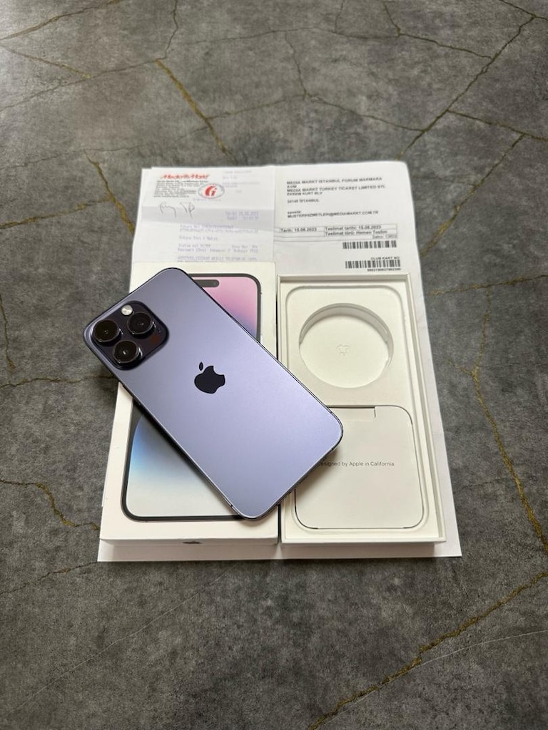 iPhone 14 pro max yurtiçi kutulu faturalı 256 gb nokta hatasız pil 86 - 2