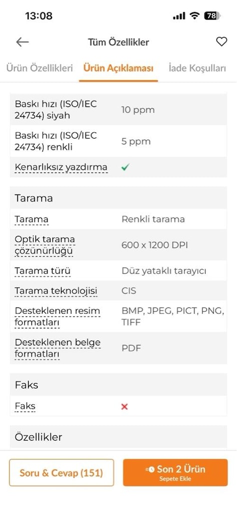 Sıfır Ayarında Garantili Epson L3211 Tanklı Yazıcı (Pazarlık payı var) - 20