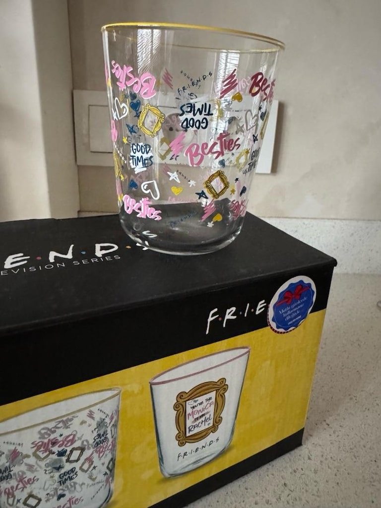 English home sıfır 3 adet friends lisanslı bardak - 5