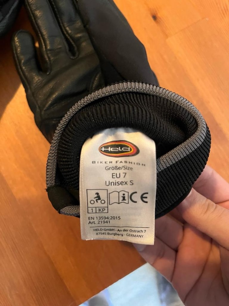 Held Madoc gore-tex mptosiklet eldiveni s beden - 5