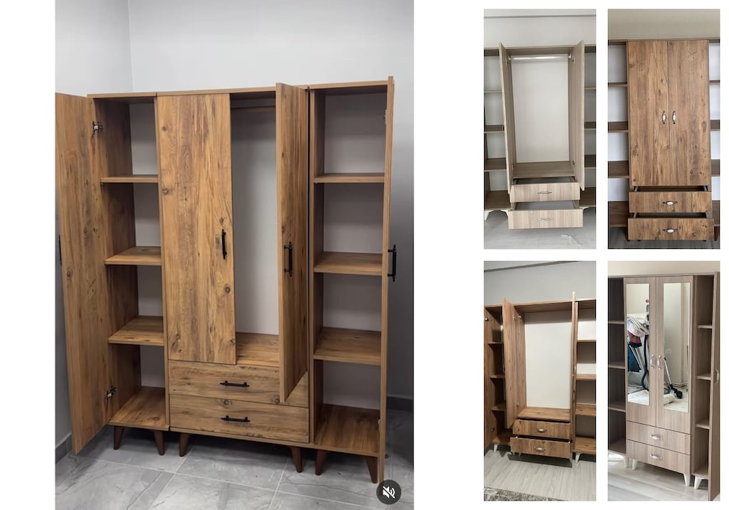 4 kapaklı elbise dolabı xlskzuwslb - 5