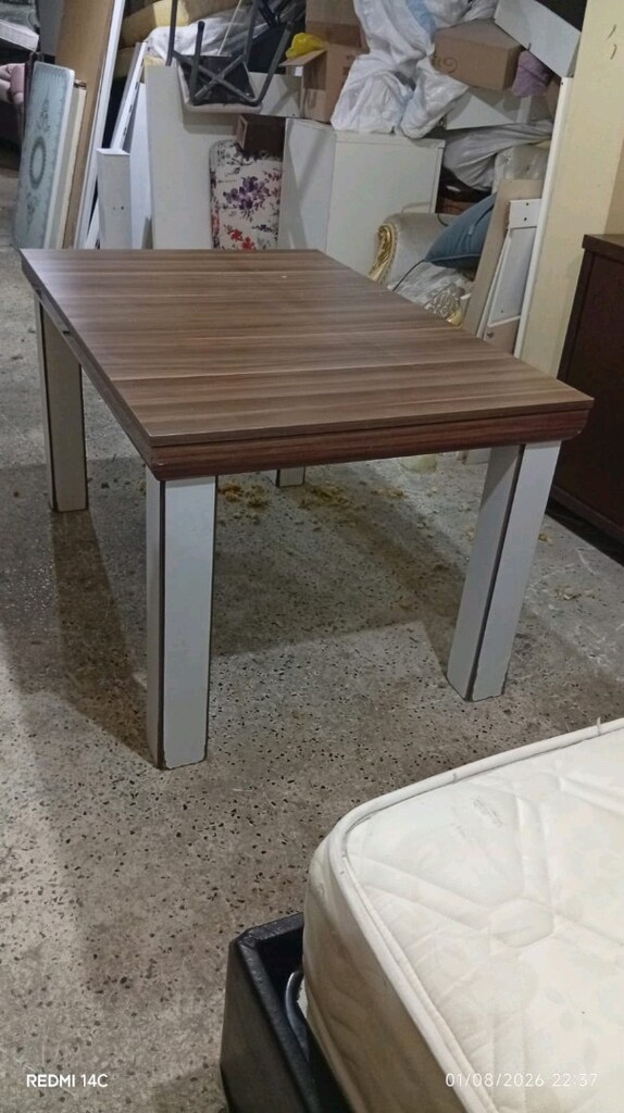 yemek masası 6 kişilik açılıyor 8 kişilik temiz ve kullanışlı Ümraniye - 6