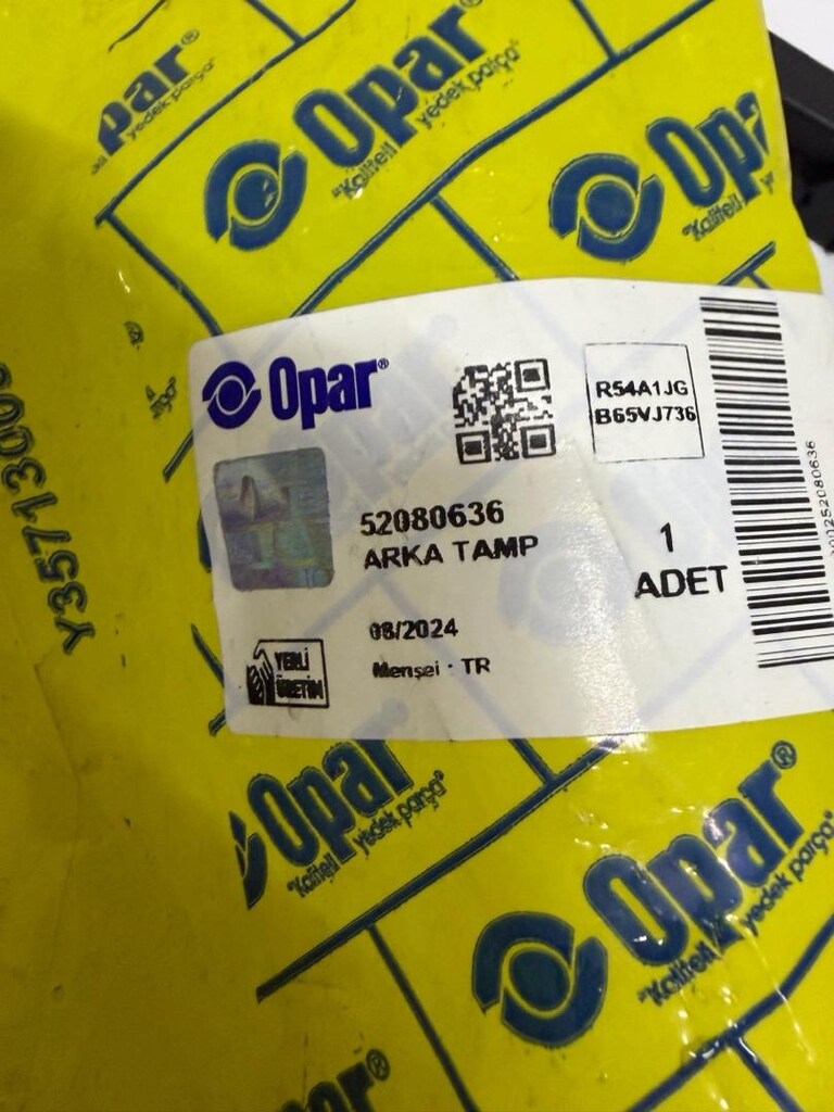 fiat egea sedan sağ arka tampon yan braketi sıfır orjinal 52080636 - 3