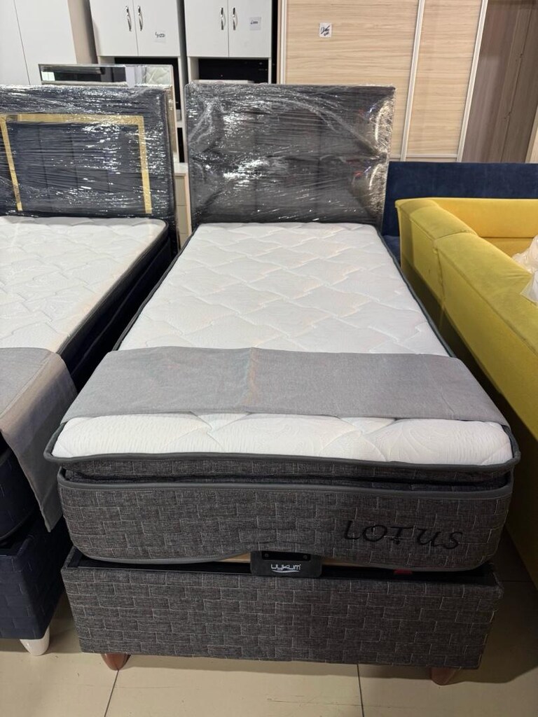 tek kişilik yatak baza başlık set - 3