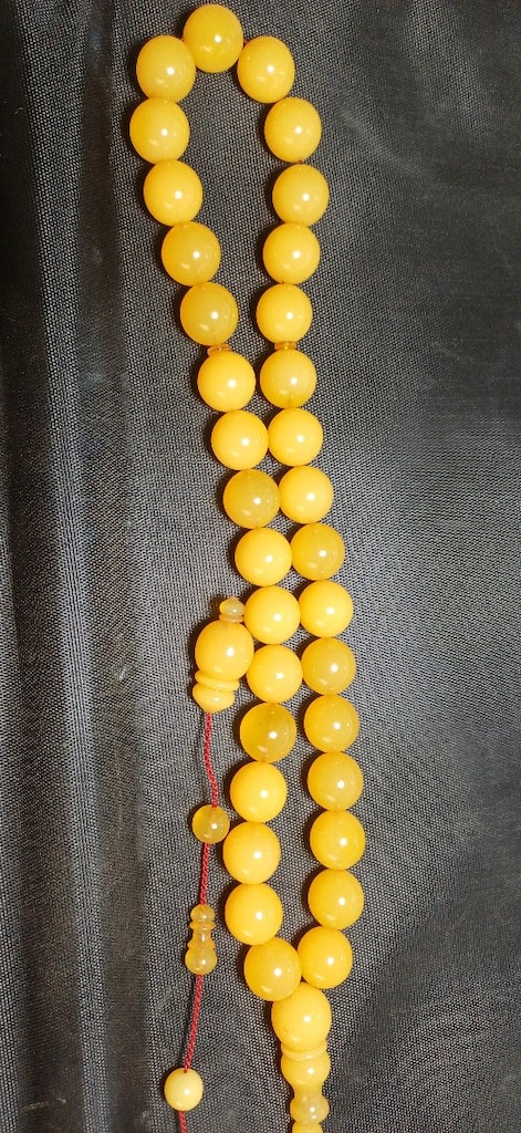 TESBİH ESKI BULOK MAZEMEDEN YAPILMA KATALİN TESBİH - 9