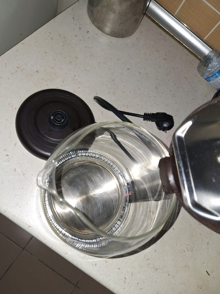 Gökkuşağı renklerinde Işıklı Cam kettle heifer - 6
