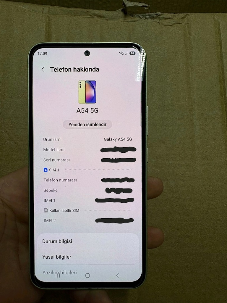yurtiçi Samsung GALAXY A 54 128 GB 8 RAM - 9