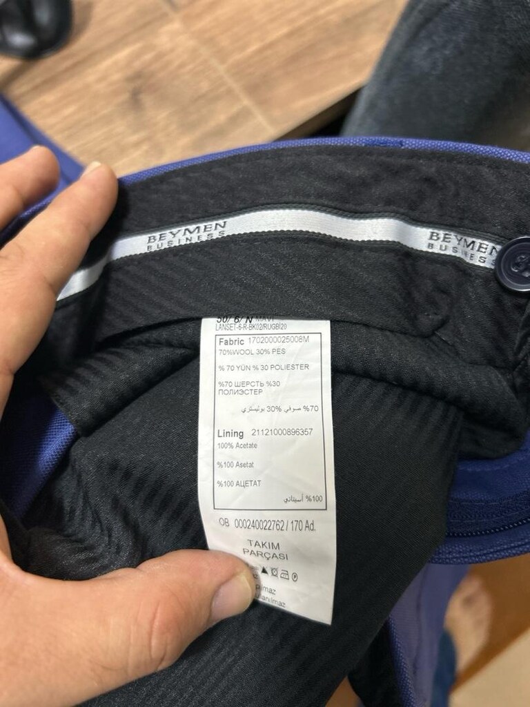 Beymen business 50 beden mavi takım elbise - 4