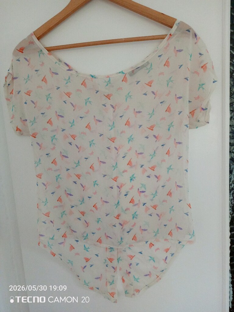 addax kuş desenli gömlek — görsel 3/4